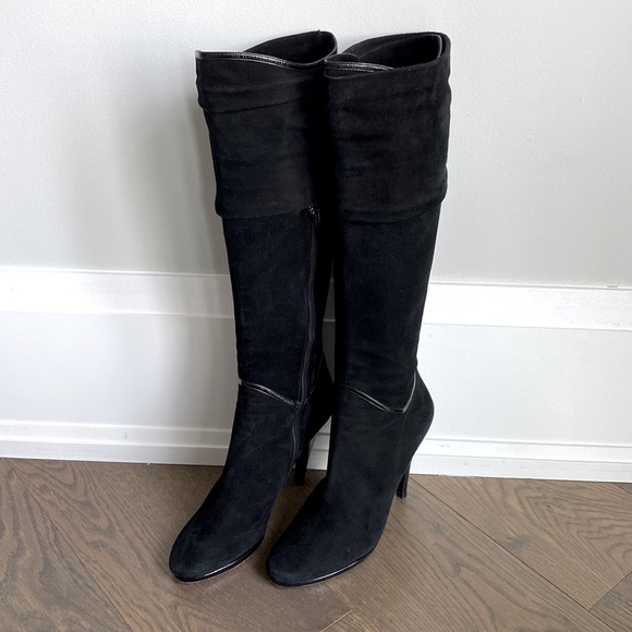 Vero Cuoio Black Suede Boots - Picture 1 of 7